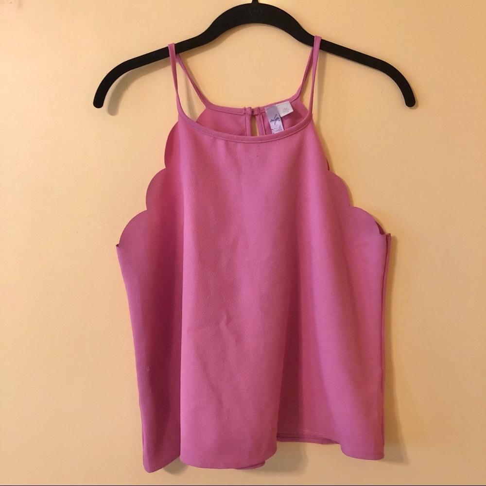 Francesca’s Alya pink tank top